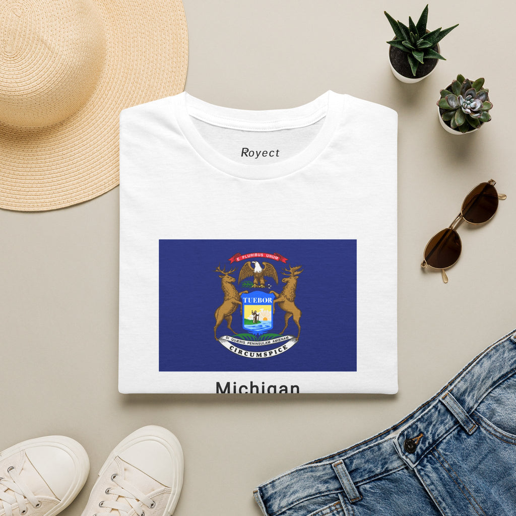 Michigan State Seal T-Shirt | Michigan Flag, Michi-Gang Cat Photos